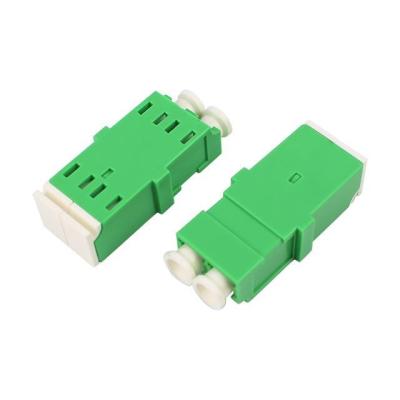 China Fibra óptica FTTH LC APC Adaptador Duplex Verde Adaptador tipo pie SC en venta