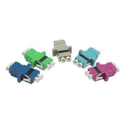 China RoHS Duplex Fiber Adapter Fiber Coupler LC APC SM MM DX  SX for sale