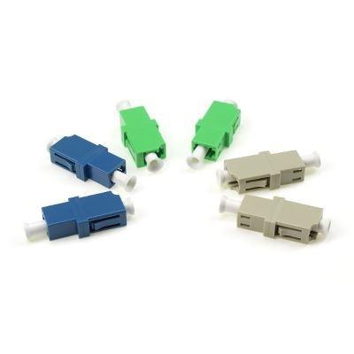 China Adaptador de conector de fibra LC de color beige para telecomunicaciones en venta