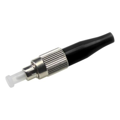 China Conector de fibra óptica única 3.0mm Modulo de conector de PC negro OEM disponible en venta