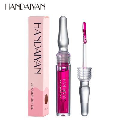 China Moisturize HANDAIYAN Small Ampoule Lip Oil Lip Balm Moisturizing Moisturizing Clear Lip Gloss for sale