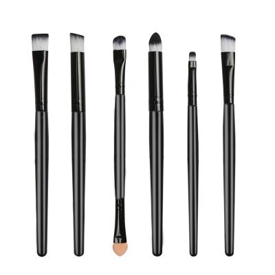 China Angular Blush 6Pcs Hot Selling Cosmetic Makeup Eye Brush OEM Custom Logo Brushes Makeup for sale