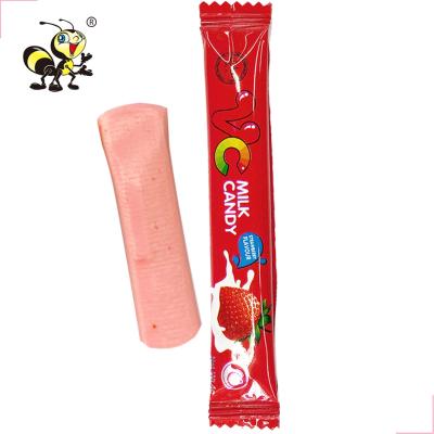 China Fruit Chew Stick Flavor Glazed Sweet Confectionery Shantou Chewing Candy Chunk Piece for sale