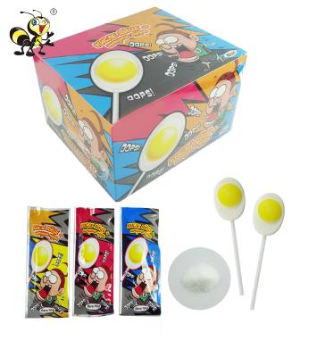 China Glucose New Glucose Fruit Filters Egg With Confectionery Products Supplies Manufacturers Custom Lollipop And Sour Powder Candy for sale