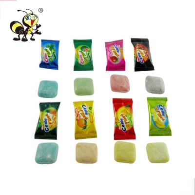 China Glucose Glucose Chewing Bubble Jam Private Label Filled Flavor Bubbe Center Filled Center Gummy Strawberry Chinese Fruit for sale