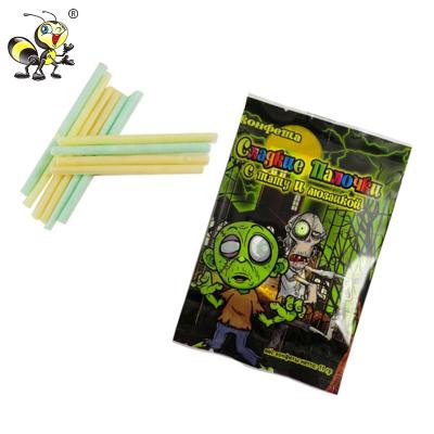 China Halal glucose glucose tattoo puzzle fruit cc candy sticks for sale