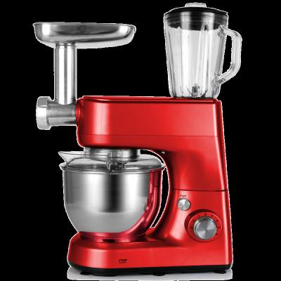 China Beater Ejector Button 3 in 1 Stand Mixer 5L Food Stand Mixers Dough 6 Speed ​​Tilt Head Cooking Design for sale