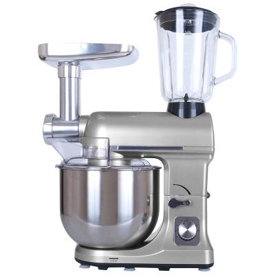 China Powerful 1000w Beater Ejector Knob Muren 6 Speed ​​Mixer with Stainless Steel Bowl 3 in1 Stand Mixer with Dough Hook Electric Food Mixer for sale