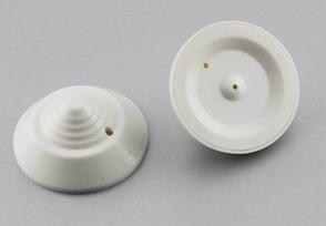 China White Round EAS Security Tags ABS / Plastics for EAS Security System for sale