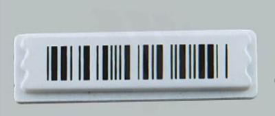 China Anti Theft EAS Security Tags , White Soft Tags for Supermarket / Clothing for sale