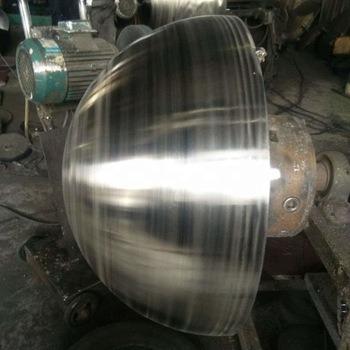 China Pipe Lines Connect Mirror Polished 1000mm Stainless Steel Half Sphere for sale