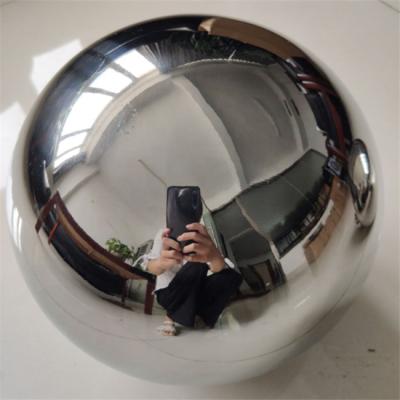 China Interior and exterior 304 high quality mirror polished ball hollow 1mm thickness 100mm 200mm 250mm decoration stainless steel for sale