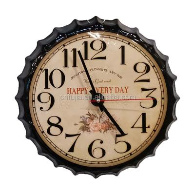 China Customize Retro Home Decoration Wholesale Metal Tin Bottle Cap Sign Worldwide for sale