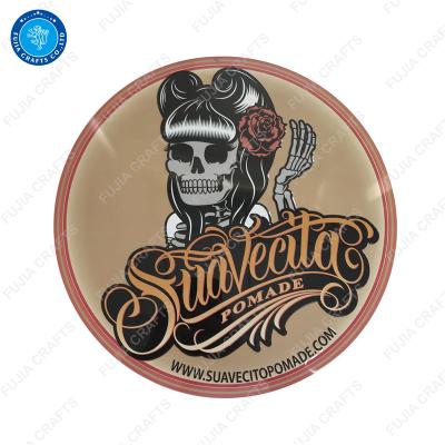 China Worldwide Circle Die Cut Round Shape Emboss Tin Sign Metal Sign Crafts Bar Home Decoration for sale