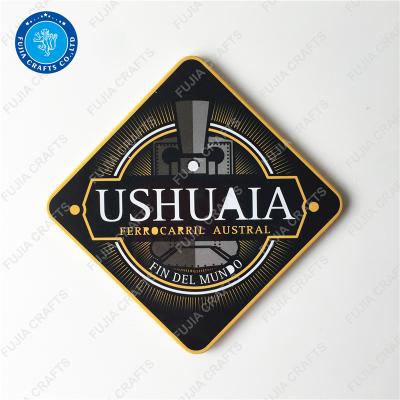 China Sustainable Home Restaurant Hotel Metal Tin Coaster, Waterproof High Quality Custom Logo Printed Metal Coaster for sale