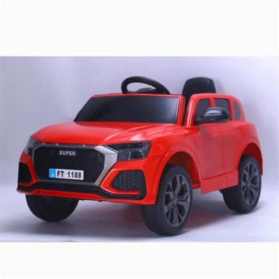 China 2021 Newest Ride On Toy 2 Cheap 2 Batteries Ride On Kids Electric Car With Swing for sale