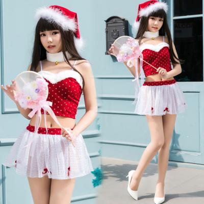 China SD-1859 High Quality Materials Christmas Party Costume Dress Harness Fission,Sexy Parties Santa Costume Lingerie Dress for sale