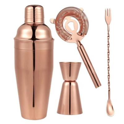 China Bar Tool Gold Cocktail Set Cocktail Shaker And Bar Tool for sale