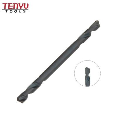 China Double Ended Metal Drilling High Speed ​​Steel Straight Shank Twist Drill Bit for sale