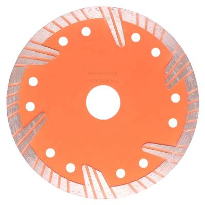 China Best Concrete Cold-Press Turbo Diamond Saw Blade for Concrete Granite Cutting with Protective Teeth for sale