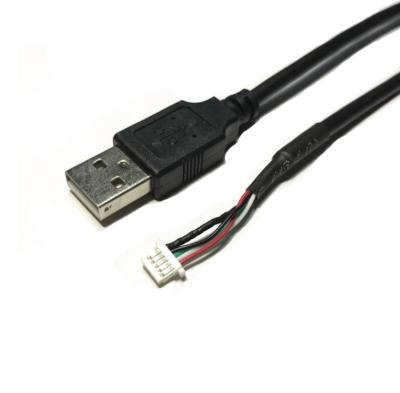 China USB to JST USB 2.0 A Male to JST Shipping and Handling 1.0mm Pitch 5pin Connector Wire Harness USB to JST Cable for PCB for sale