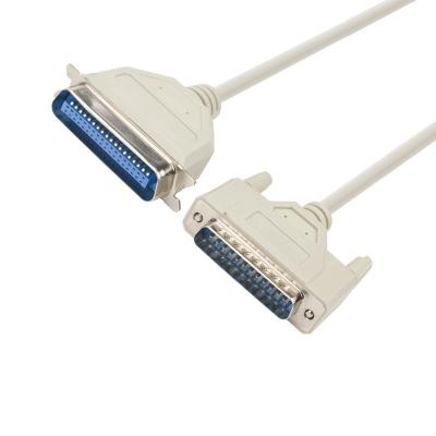 China For Printer DB25 36 Parallel Left Male To Female Parallel Printer Cable IEEE1284 LPT Parallel Printer Centronics for sale