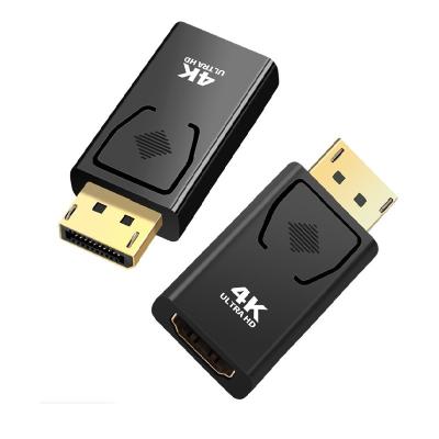 China Multimedia Gold Plated Port Display Male DP To Hdmi Female Adapter 4K for sale