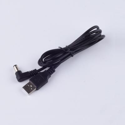 China Build 90 Degree Angled 1m/3ft Usb To DC Plug 5v DC Power Charging Cable For Router CCTV Led for sale