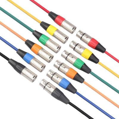 China XLR to XLR Cable OFC Shell Zinc Alloy Large 3Pin XLR Conductor to XLR Male to Female Balance Microphone Audio Cable for sale