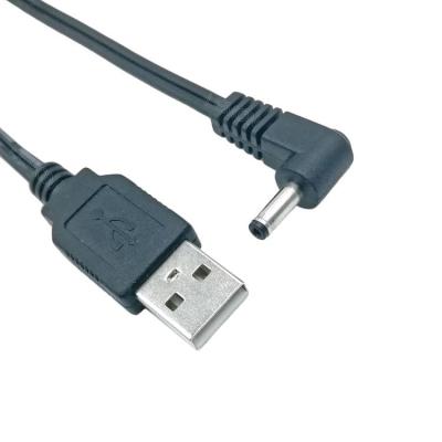 China Wholesale Industrial USB to DC Power L Type Barrel Plug Cable 3.5*1.35 90 Degree Connector for sale