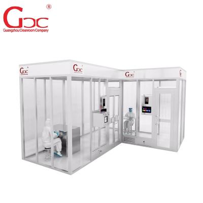 China 220V 50Hz Laminar Flow Class 100 Prefabricated Clean Rooms for sale