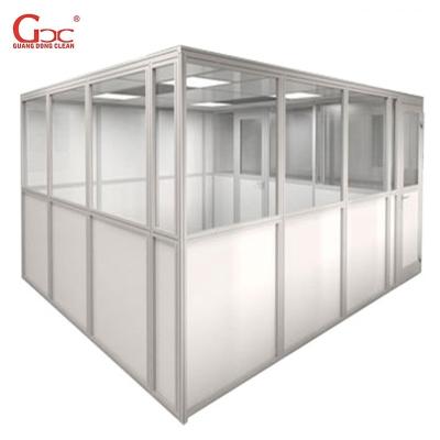 China Klassen1k 50m2 9pcs FFU Prefabcleanroom/Hardwall-Cleanroom Te koop