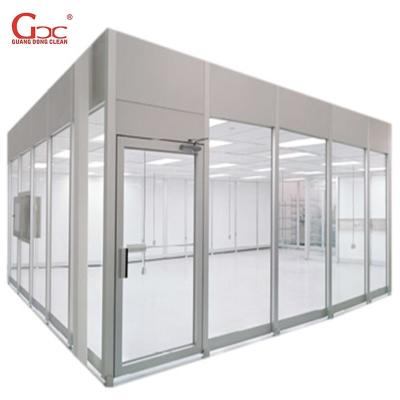 China GMP Standard Anti Static Acrylic Wall Prefab Cleanrooms for sale