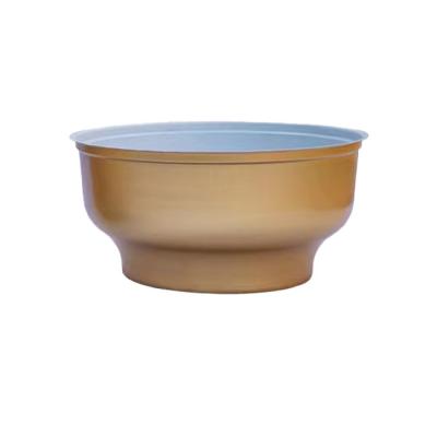 China Eco-friendly 500ml Disposable Disposable Packing Container Soup Bowl Food Aluminum Foil Bowl for sale