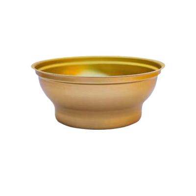 China Ready Made Recyclable Food Containers Smoothwall Disposable Aluminum Foil Bowls for sale