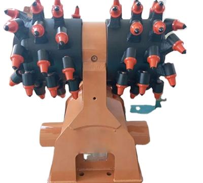 China Crawler Excavator Drum Cutter Factory Outlet Import Engine China Manufacturer Preparatory Work For Excavators Drum Cutter for sale