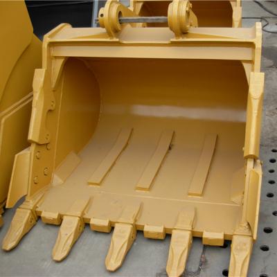 China High Quality Machinery Repair Shops Factory Supply Spare Parts With Double Cutting Edges 1.0 M3 Rock Head Bucket For CAT 319D Excavator for sale