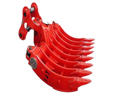 China Durable Machinery Repair Shops And Factory Price High Quality Excavator Spares Rake Bucket for sale