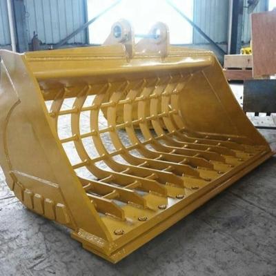 China energy & China Manufacturer EX200 Mining Excavator Spares Mud Skeleton Bucket With Double Head Blades for sale