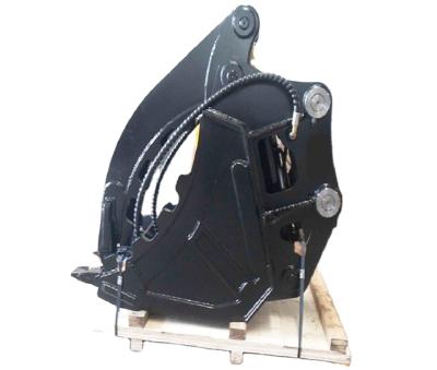 China Building Material Stores Excavator Thumb Bucket Grapple Excavator Attachment For Sale for sale