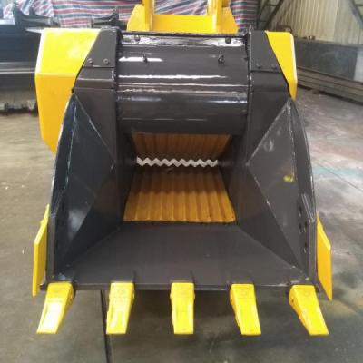 China Shanghai SMB Machinery Repair Shops Using Flexible Bucket Stone Crusher For 10-15 Ton Excavator For Sale for sale