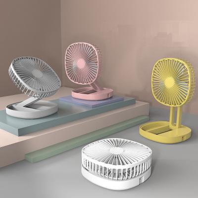 China USB Rechargeable Table Fan Rechargeable Foldable Stand Fan for sale