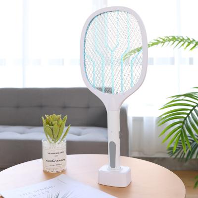 China Sustainable USB Charged 2 in 1 Light Mosquito Swatter for sale