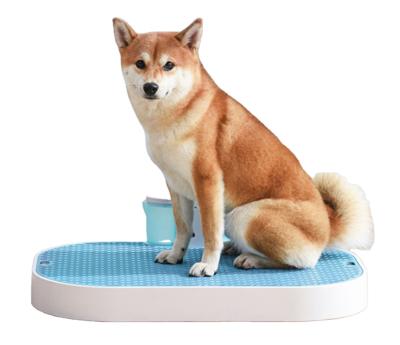 China Viable Flush Tray Urinal Pet Training Tool Automatic Dog Cleaning Toilet For Potty Dogs for sale