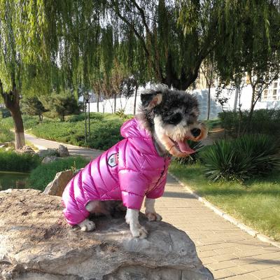 China Sustainable Winter Poodle Rain Warm Reversible Waterproof Pet Clothing Empty Dog Clothes Padded Dog Coat for sale