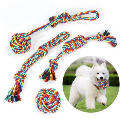 China Sustainable Cheap Goods Soft Rope Dog Activity Toys Eco Friendly Dog Chew Toy Set for sale