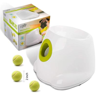 China Viable Interactive Dog Toys Automatic Tennis Pet Mastery Intelligence Ball Launcher Machine for sale