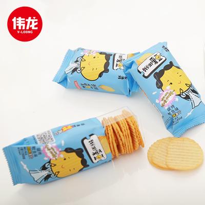 China WEILONG Potato Chips Squid Snack Potato Chips Natural Flavor Baked Food à venda