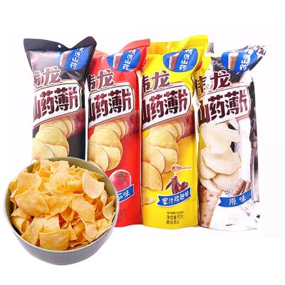 China Low Fat Export Potato Chips and Yam Potato Chips 90g and OEM&ODM Manufacturing Wholesale Halal Snacks à venda