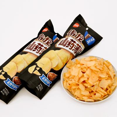 Chine Weilong Mountain Low Fat Pills Baked Potato Food Taste Low Fat Salty Carbon Grilled Steak Flavor Mountain Pills Chips Snacks à vendre